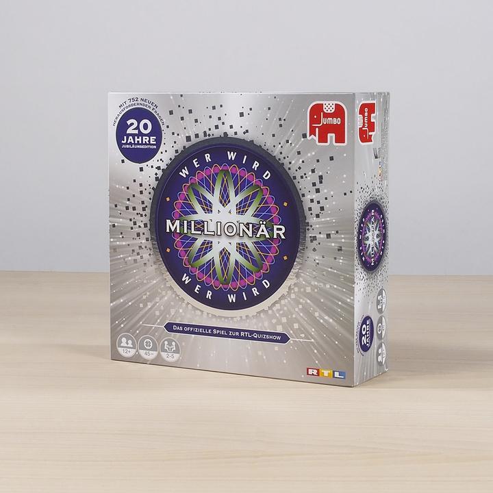 Image du produit Jumbo Qui veut être millionnaire 20 J, d 20 ans édition anniversaire, à partir de 12 ans, 2-5 joueurs (Allemand)