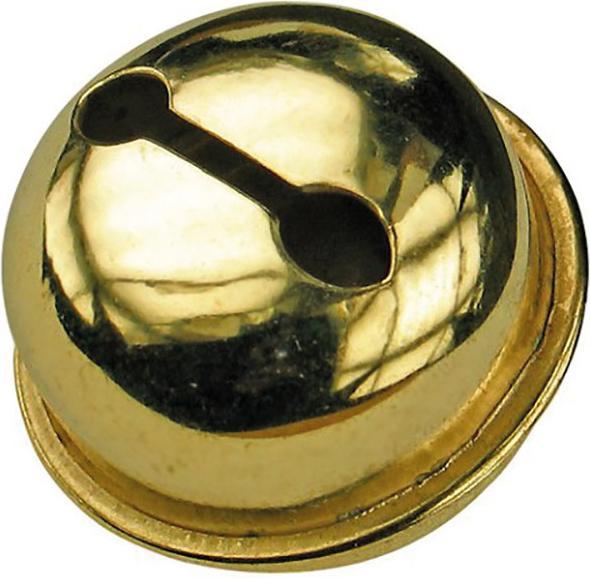 Actual product image Glorex Roll bell 15mm 8pcs gold color