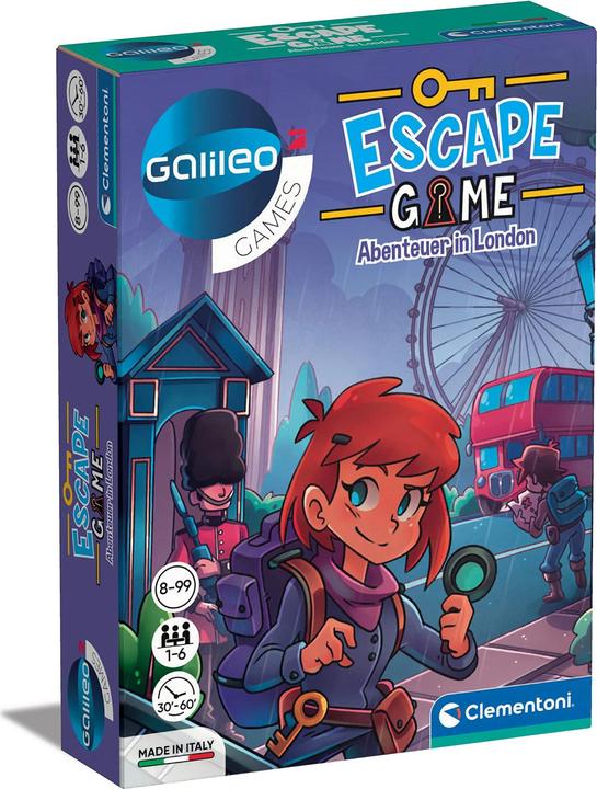 Actual product image Clementoni Galileo Escape adventure in London (German)