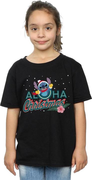 Immagine prodotto Disney Lilo And Stitch Aloha Christmas Maglietta Ragazze (116)