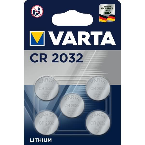 Produktbild Varta Cr2032 (5 Stk., CR2032, 230 mAh)