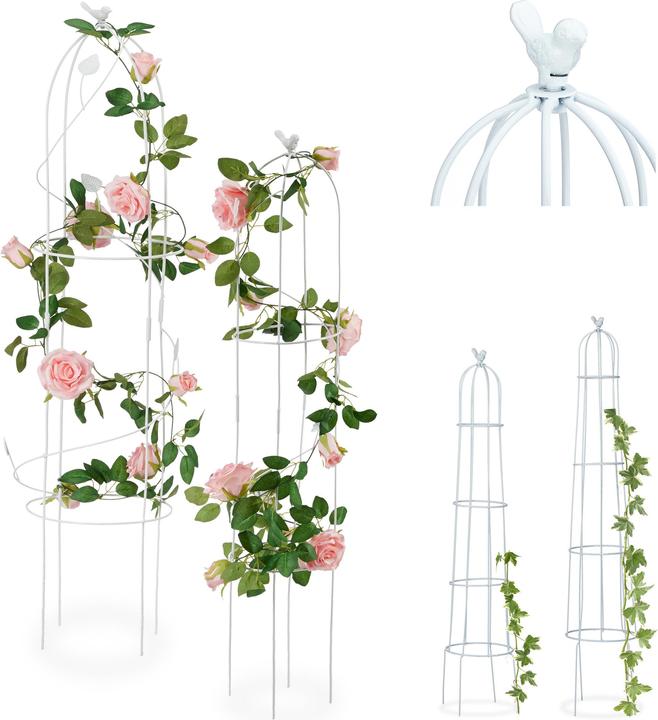 Actual product image Relaxdays Round Trellis Set of 2 (25 cm, 25 cm)