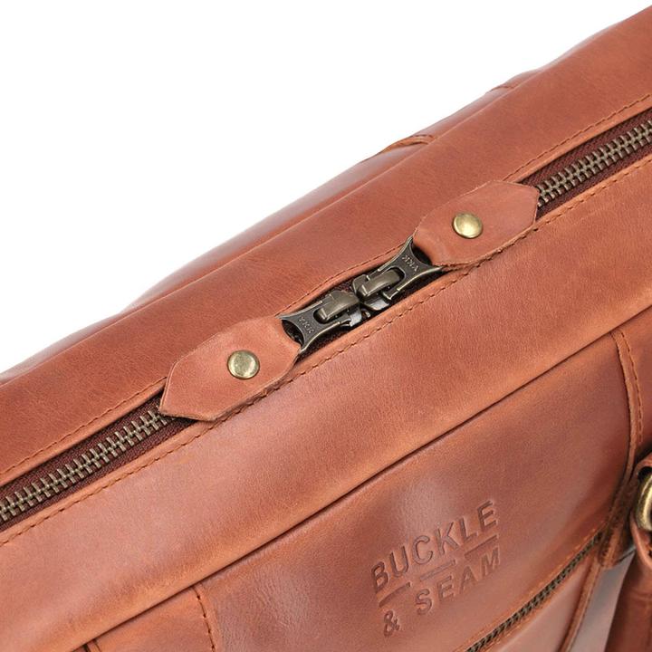 Immagine prodotto Buckle & Seam Cartella Everett Cognac/Punti