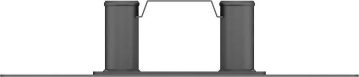 Produktbild Multibrackets Bodenplatte fix zu Floorstand, schwarz, Metall