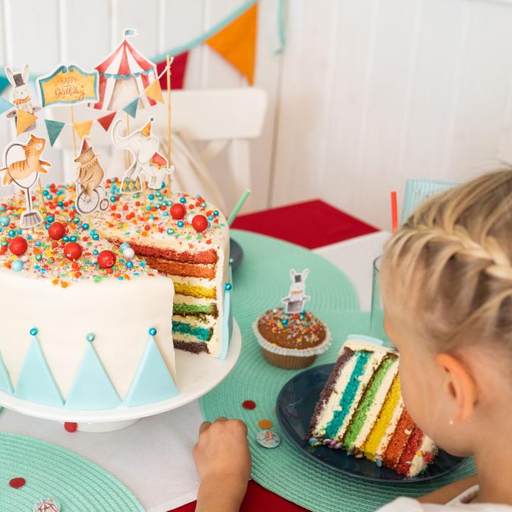 Immagine prodotto Papierdrachen Bastoncini per torte (compleanno) - Circo - Set 3