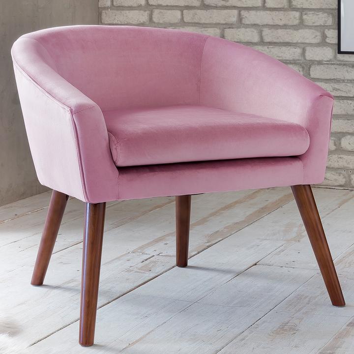 Produktbild BePureHome Sessel rosa Samt