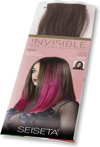 Produktbild Seiseta Invisible Clip-In Glatt 12 Kupfer Goldblond 50/55 cm (Kupfer Goldblond, 55 cm)