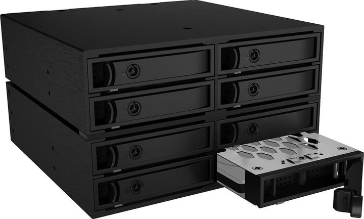 Icy Box IB-2281MSK Backplane Backplane per 8x 6.35cm 2.5 pollici hard drives supporta Plug and Play e...