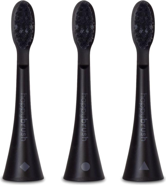 Immagine prodotto happybrush ECO VIBE 3 spazzole collegabili Tutto nero (3 x)