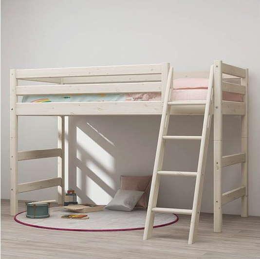 Produktbild Flexa Mittelhohes Bett Classic mit schräger Leiter (90 x 200 cm)