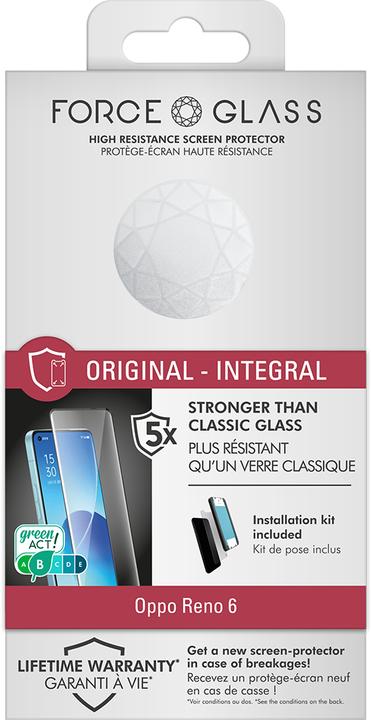 Produktbild Bigben Connected Life Displayschutz aus Glas (1 Stück, Oppo Reno 6 5G)