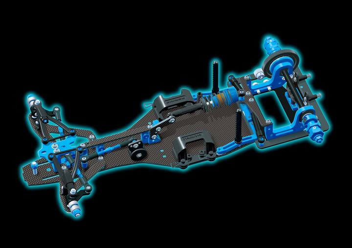 Actual product image Tamiya 1/10 RC TRF104 Chassis Kit
