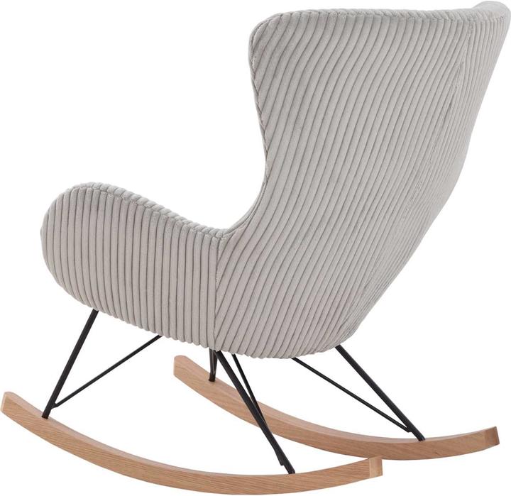 Immagine prodotto SalesFever Sedia a dondolo Texture Tessuto Grigio