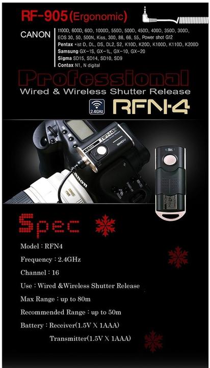 Image du produit SMDV RFN 4S Kit Nikon (Adaptateur de flash)