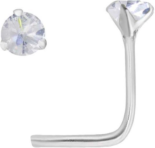 Produktbild Bijouteria Nasenpiercing (Silber 925, Kristall)