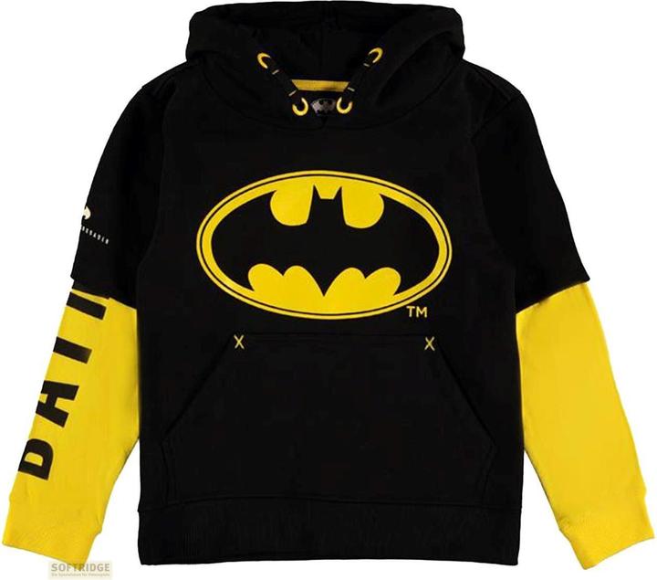 Image du produit Batman Core Sweat à capuche à manches doubles avec logo pour garçons (122)