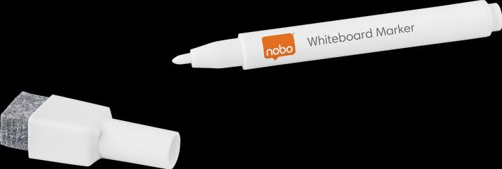 Actual product image Nobo Whiteboard marker 6 pieces White (White, 1 mm, 6 x)