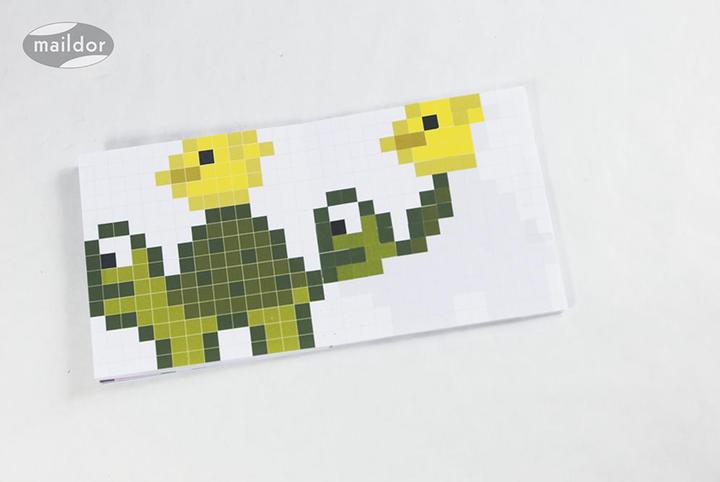 Image du produit Maildor Pochette créative, Pixel party - Multicolore