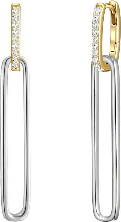 Glanzstücke München Damen Sterling Silber Zirkonia silber/gelbgold - 29888 (Sterling Silber)