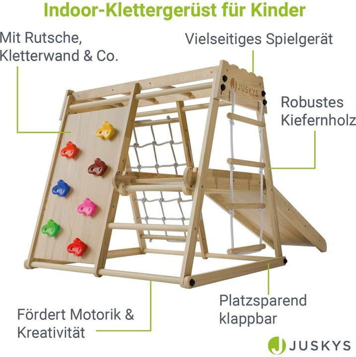 Produktbild Juskys Klettergerüst mit Rutsche