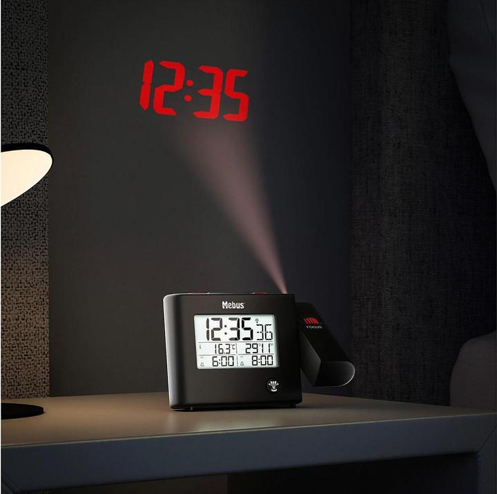 Actual product image Mebus 25795 Radio Projection Alarm Clock