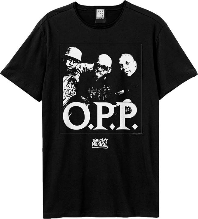 Actual product image Amplified Unisex Adult Hip Hop Hooray Naughty By Nature T-Shirt (XL)