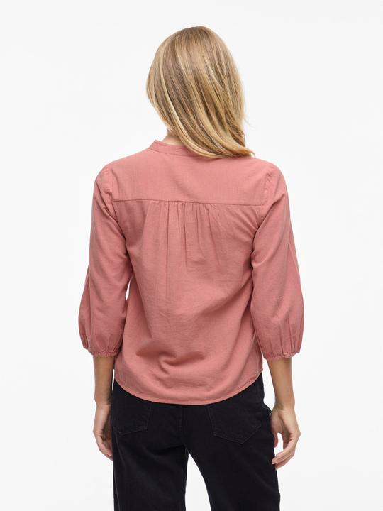 Actual product image Vila VIPETRA Split Neck Oberteil mit 3/4-Ärmeln (40)