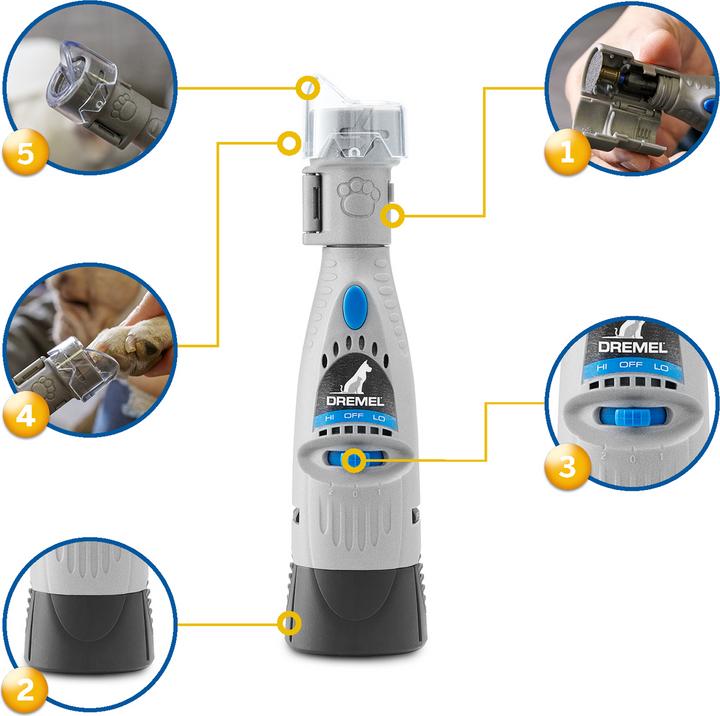 Immagine prodotto Dremel Cura degli artigli degli animali (Cane)