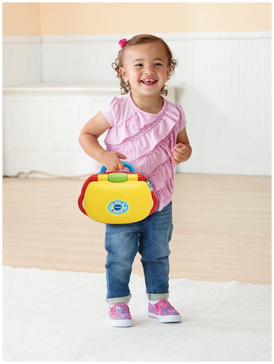 Actual product image VTech 191203 Baby My First Laptop me 40 Phrases, Sounds Songs (English Version) 6+ Months (English)