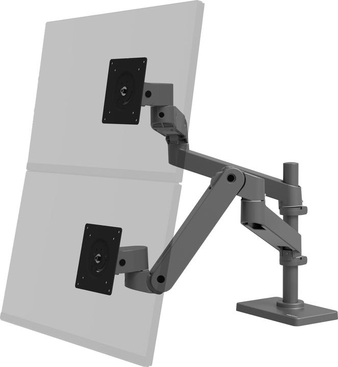 Produktbild Ergotron LX PRO ARM DUAL DISPLAY STACKING darkgrey (Tisch, 27.01")