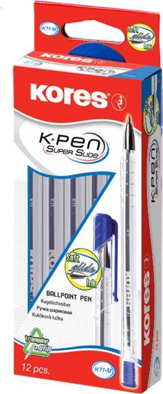 Image du produit Kores Stylo à bille (Bleu, 12 x)