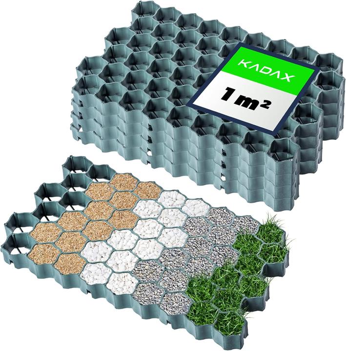 Produktbild Kadax 4-teiliges Rasengitterplatten-Set (4 x)
