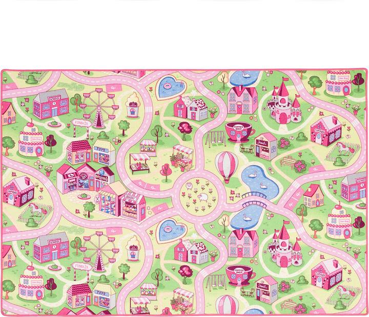 Actual product image Snapstyle Children game carpet Girls Village (100 x 400 cm)