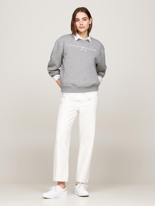 Produktbild Tommy Hilfiger MDRN Regular Corp Logo Crew Sweater Dames - Maat L (L)