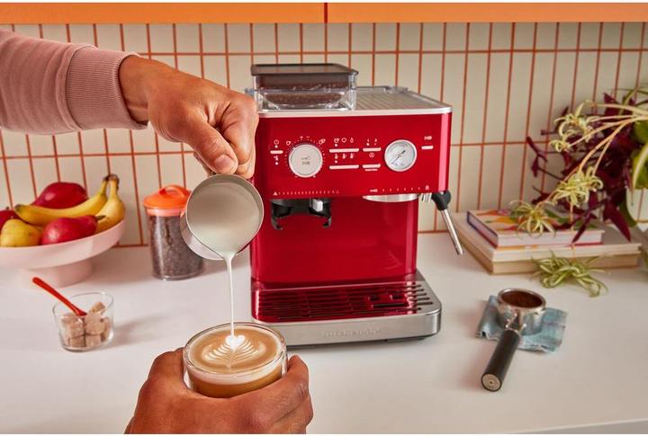 Actual product image KitchenAid 5KES6551ECA Siebträgermaschine mit Mahlwerk