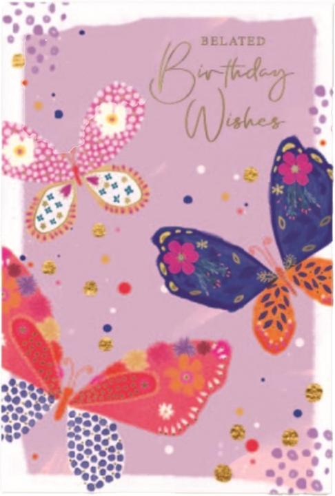 Image du produit Simon Elvin - Carte de voeux BELATED BIRTHDAY WISHES (6 pcs)