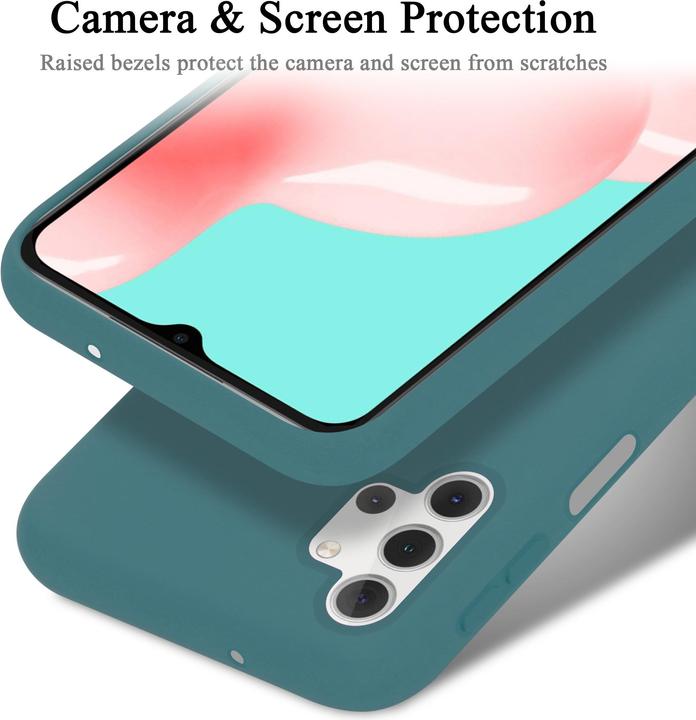 Productafbeelding Cadorabo TPU Liquid Silicone Case Cover (Samsung Galaxy A32 5G)