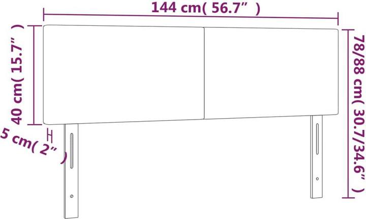 Immagine prodotto VidaXL Templeton (144 x 5 x 88 cm)