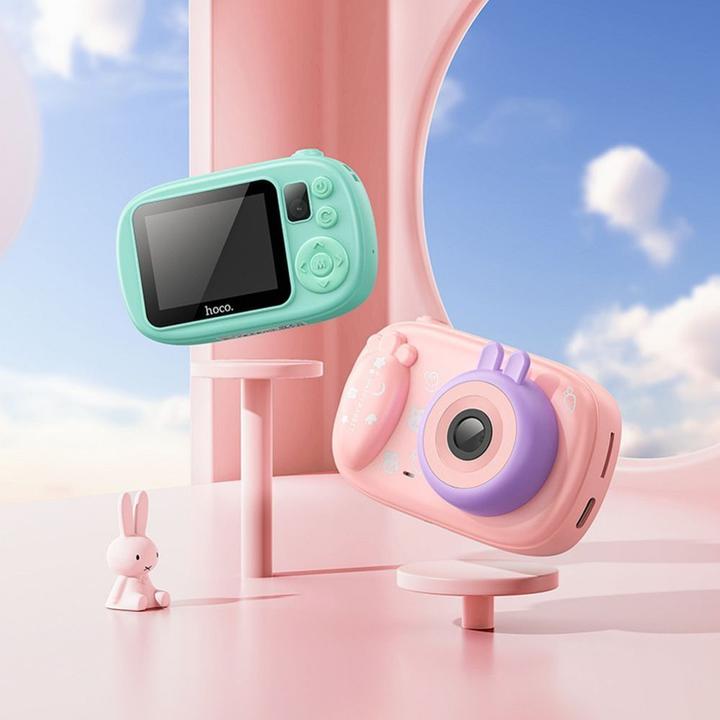 Actual product image Hoco Other Computer Accessory children camera with selfie function DV205 pink