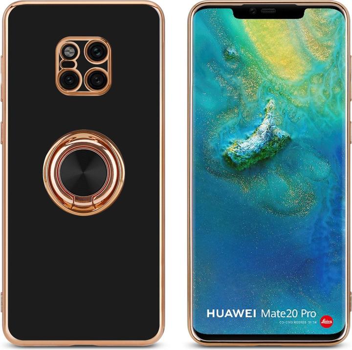 Produktbild Cadorabo Hülle für Huawei MATE 20 PRO im TPU mit Kameraschutz und Ring LM089 Style (Huawei Mate 20 Pro)