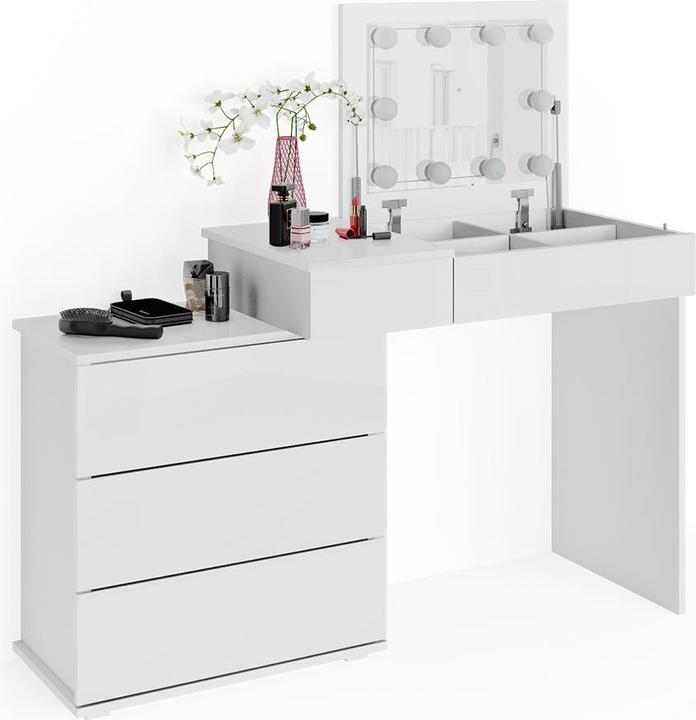 Actual product image Vicco Lotus with lighting (117 x 45 x 78 cm)