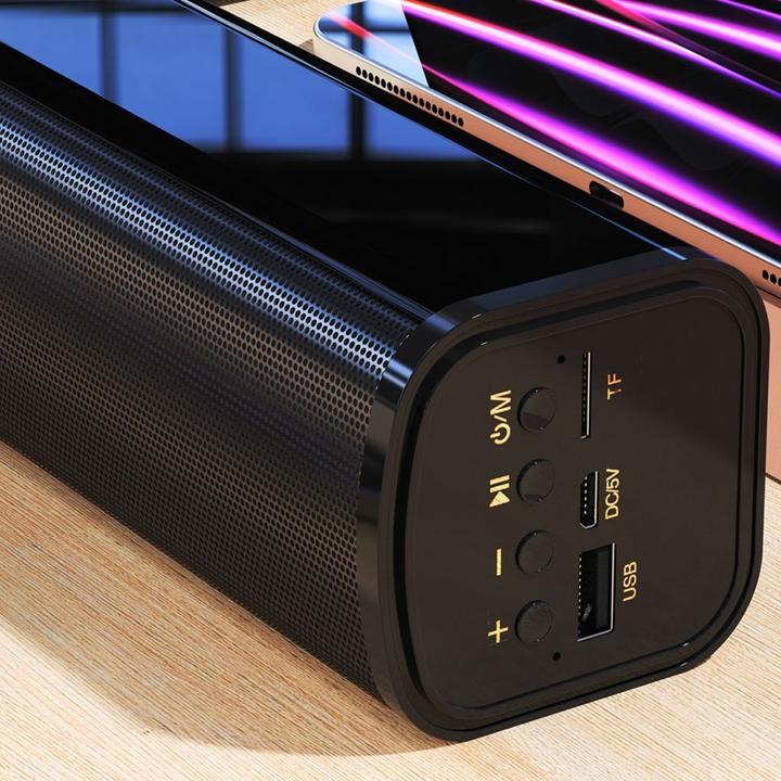 Actual product image Dudao Y2+ Bluetooth 5.0 speaker 2400 mAh - black (6 h)