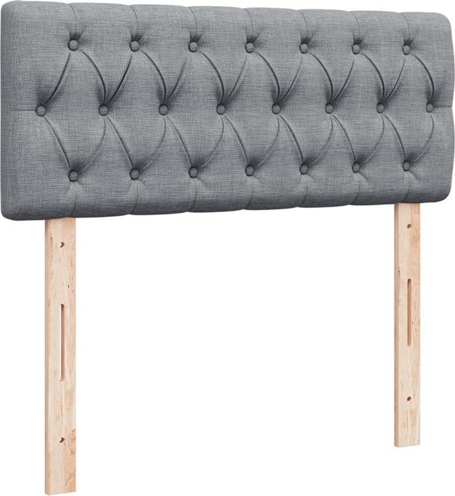 Actual product image VidaXL Bo x spring bed with mattress 120 x 190 cm fabric (120 x 190 cm)