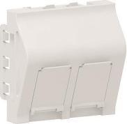 Image du produit GGK M45Adaptateur keystone2ports blanc alpin 6631 Adaptateur keystone M45 2ports vide 1 (Module Keystone)