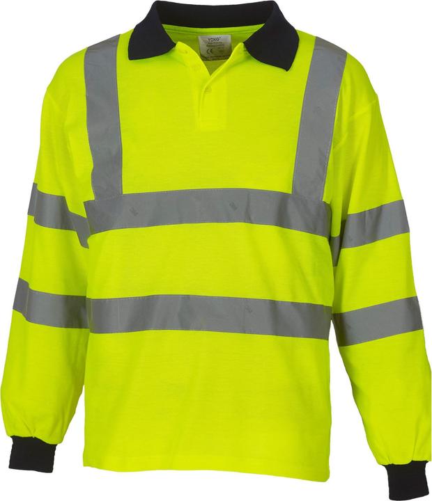 Produktbild Yoko Poloshirt hohe Sichtbarkeit Langärmlig (L)
