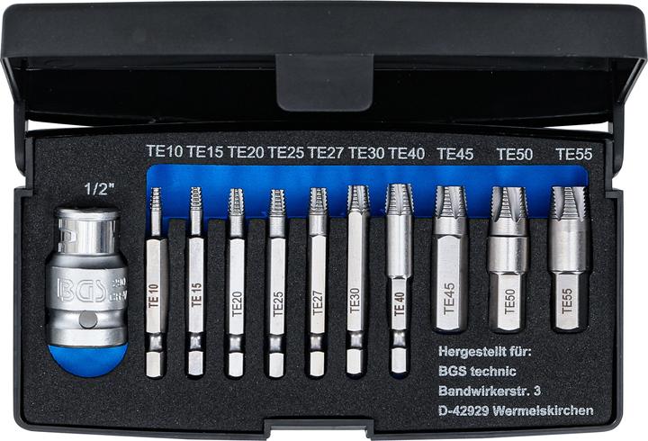 Produktbild BGS Schraubenausdreher-Satz (10 mm (3/8"), 12,5 mm (1/2"))