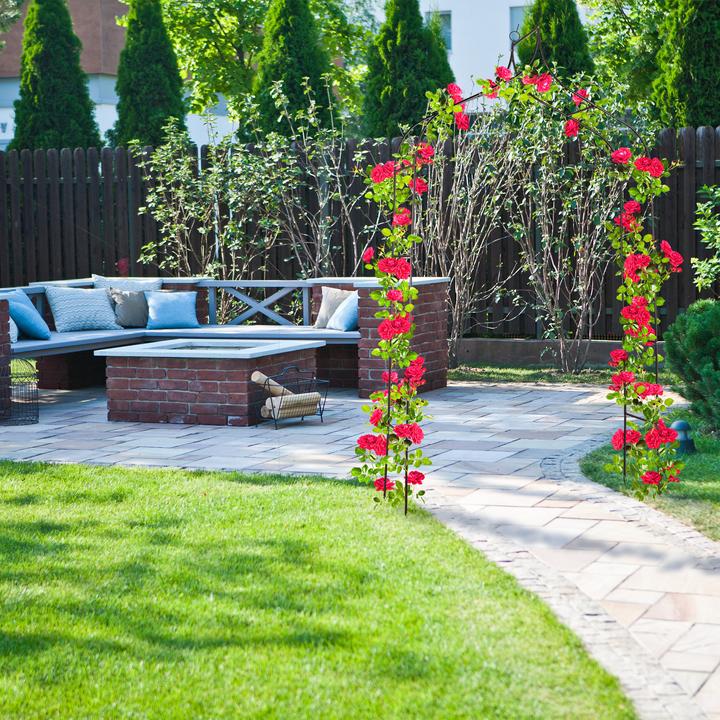 Immagine prodotto Relaxdays Arco di rosa (38 cm, 140 cm)