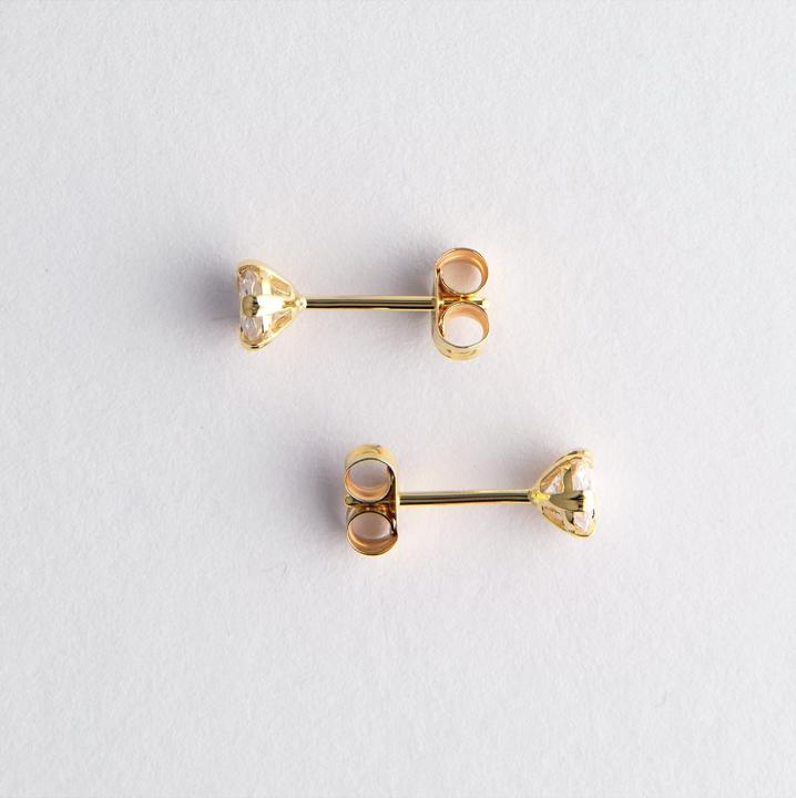 Produktbild Favs Ohrstecker (375er Gelbgold)