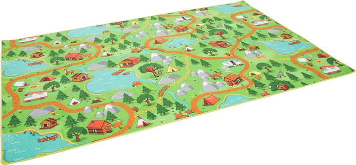 Produktbild Snapstyle Kinder Spiel Teppich Campingplatz (160 x 240 cm)