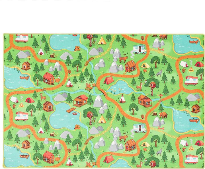 Produktbild Snapstyle Kinder Spiel Teppich Campingplatz (160 x 240 cm)